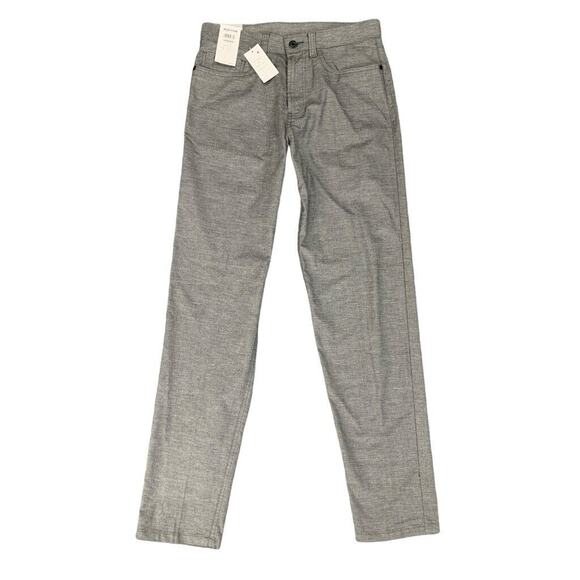 Kenneth Cole Reaction Pants Mens 30 Slim Fit Pewter Grey Flex Waistband Chino - Picture 1 of 12